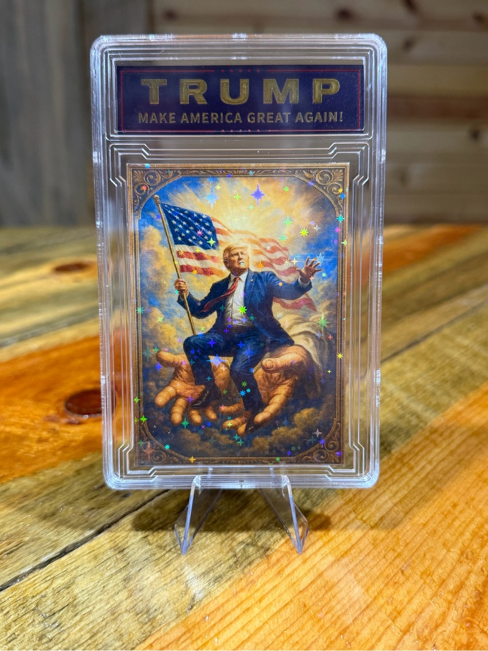 Donal Trump Custom Trading Card Slab